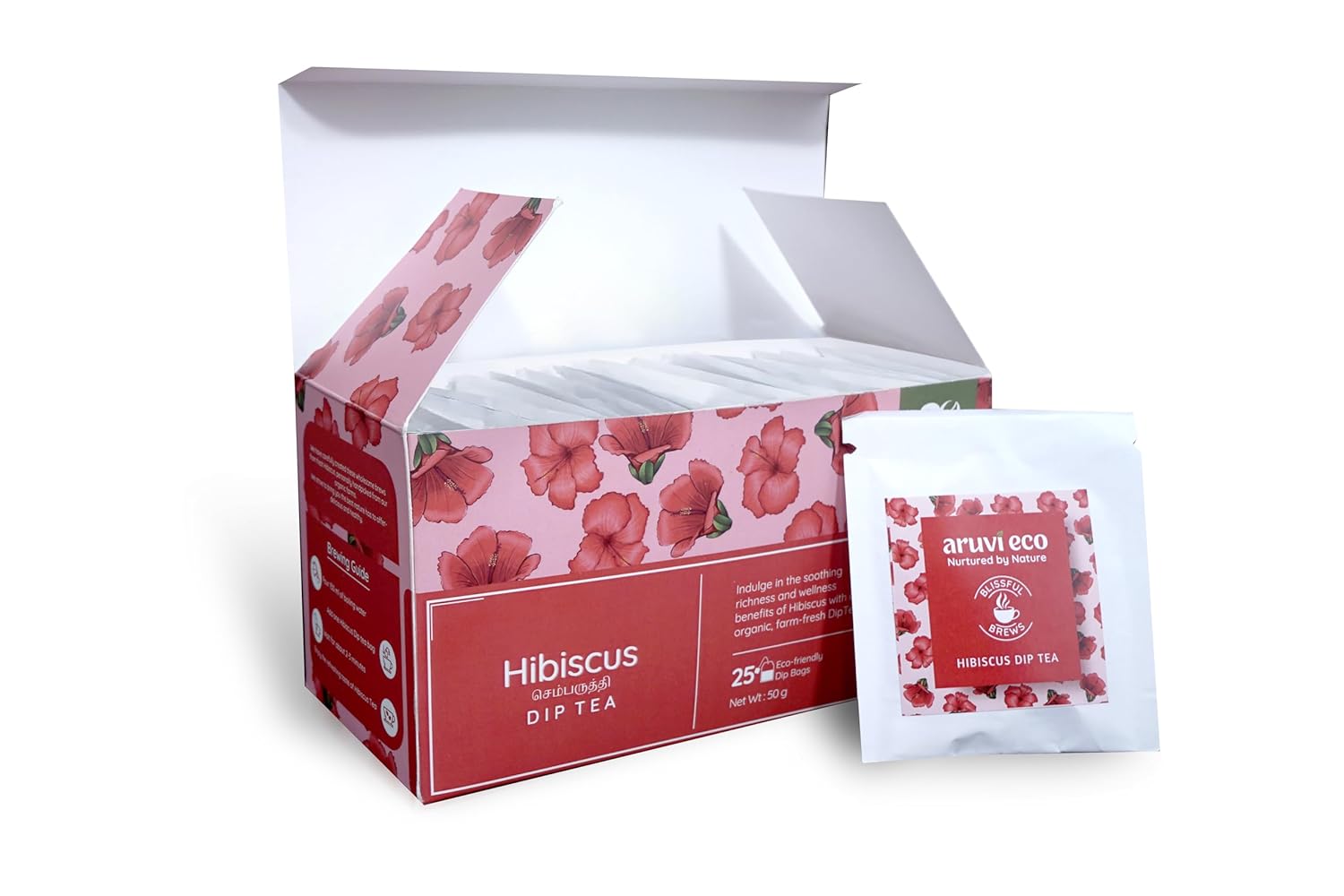 Hibiscus Dip Tea pack of 25
